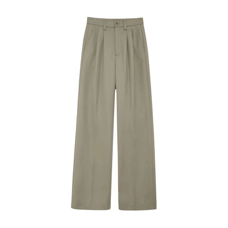 Flared Wool Tailored Trousers Anine Bing