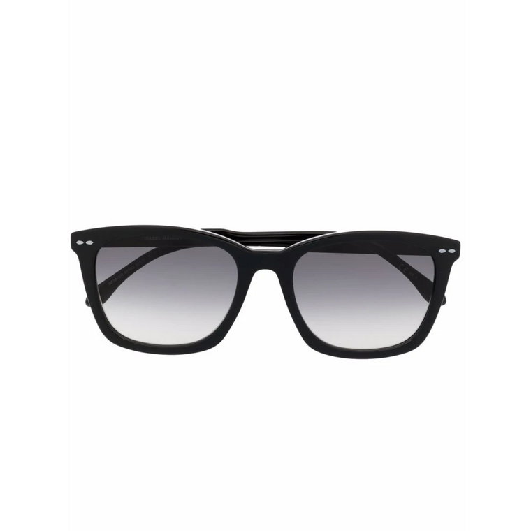 Czarne okulary przeciwsłoneczne z oryginalnym etui Isabel Marant
