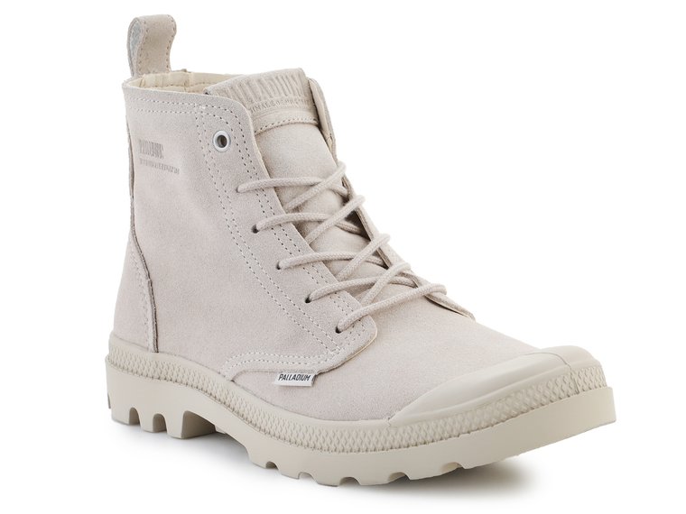 Palladium Pampa Hi Skin 74379-155-M White Cap Gray