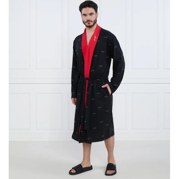 Hugo Bodywear Szlafrok Handwritten Kimono | Relaxed fit