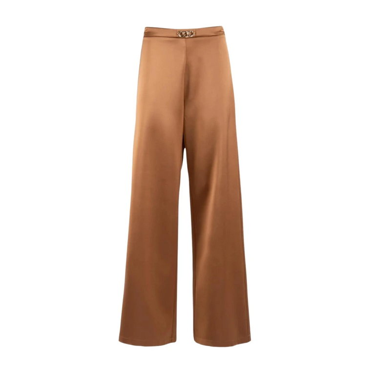 Satin Wide Leg Trousers Nenette