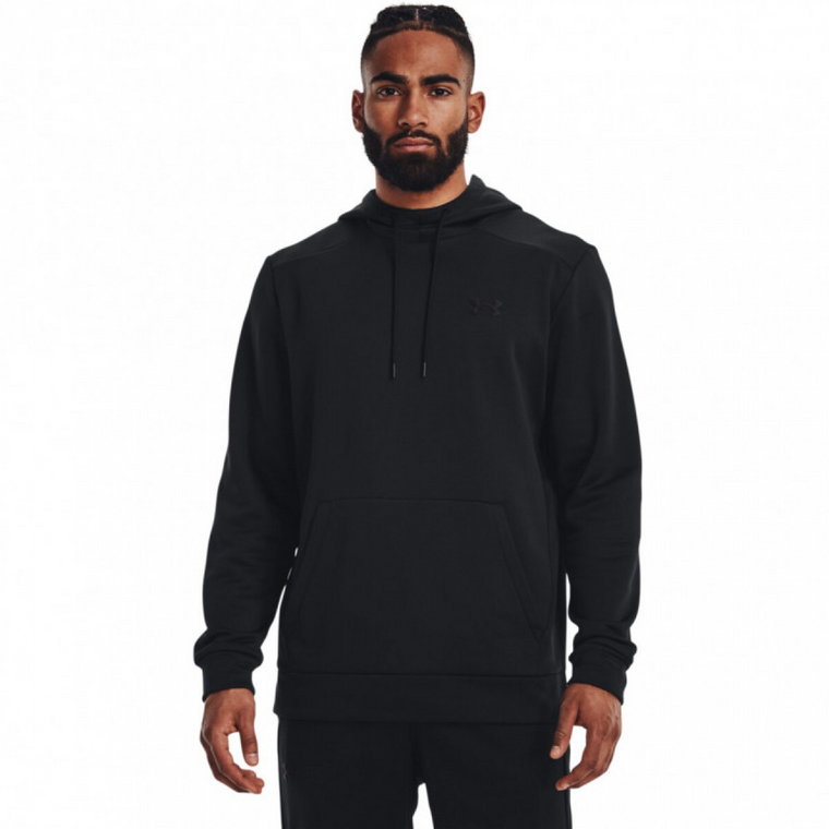 Męska bluza treningowa Under Armour UA Armour Fleece Hoodie - czarna