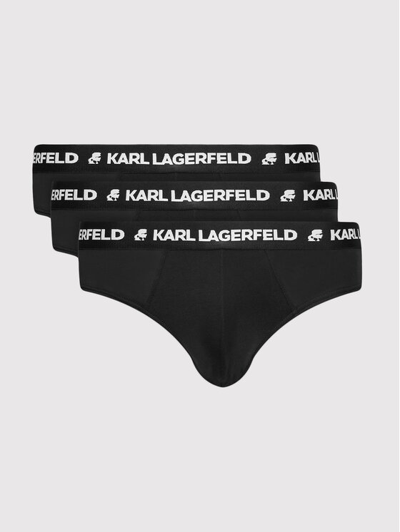 Komplet 3 par slipów KARL LAGERFELD