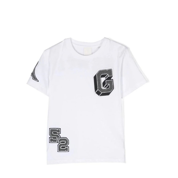 Organiczna Bawełniana Koszulka z Logo Givenchy