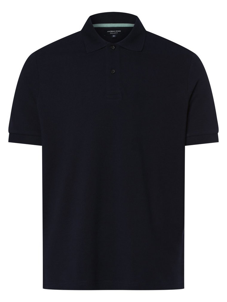 Andrew James - Męska koszulka polo, niebieski
