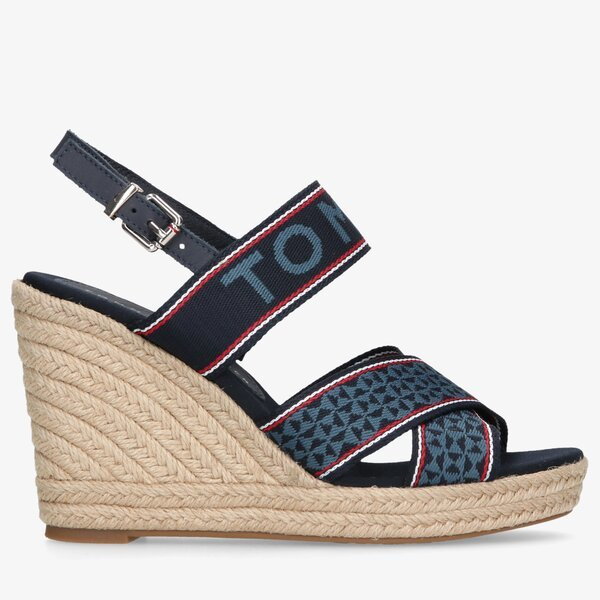 TOMMY HILFIGER TOMMY WEBBING HIGH WEDGE SANDAL