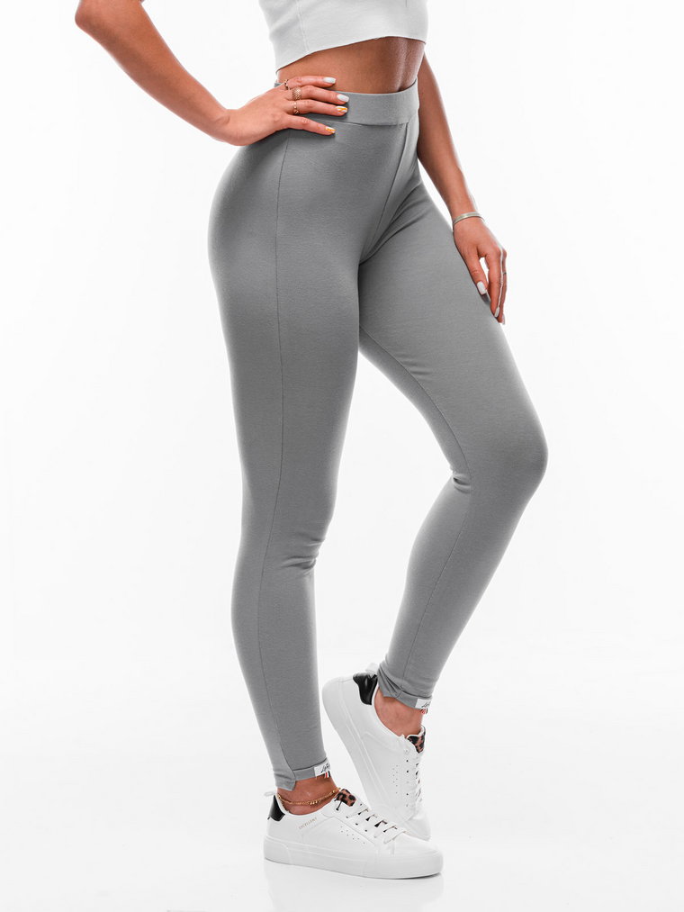 Spodnie damskie legginsy PLR112 - szare