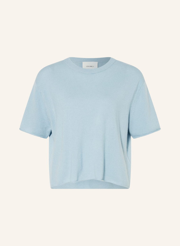 Lisa Yang Dzianinowa Koszulka Cila Z Kaszmiru blau