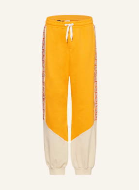 Fendi Spodnie Dresowe Z Lampasami orange
