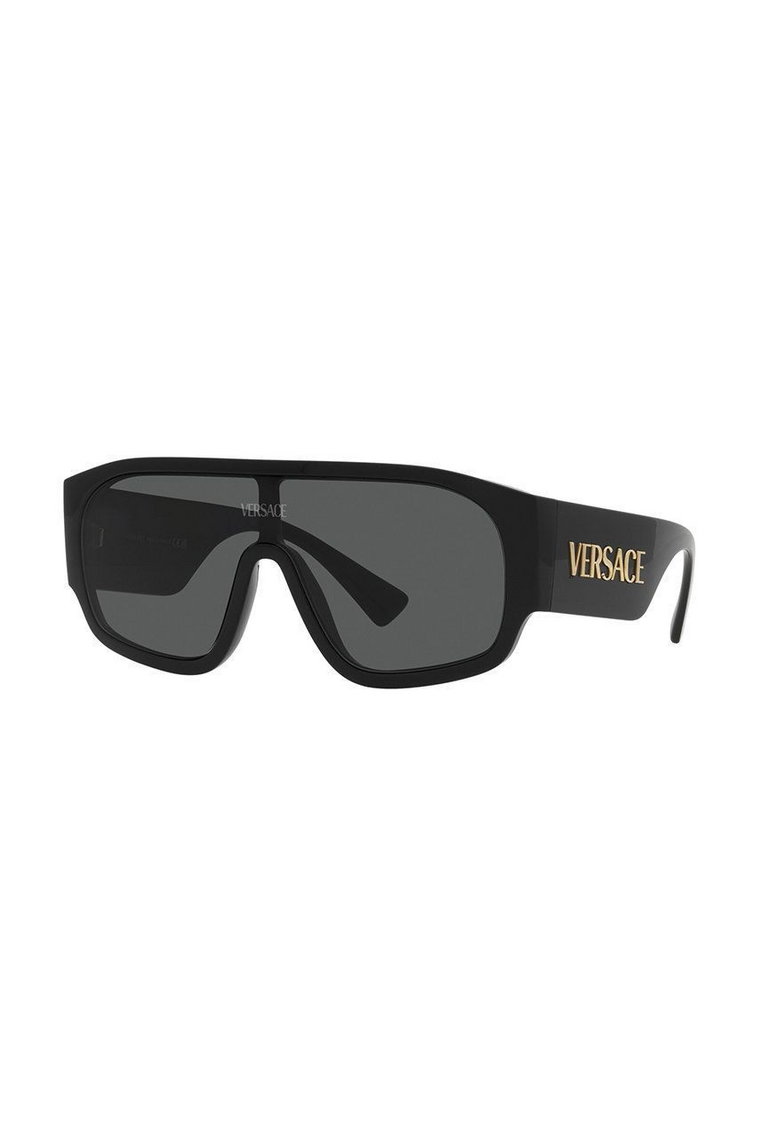 Versace okulary przeciwsłoneczne damskie kolor czarny 0VE4439