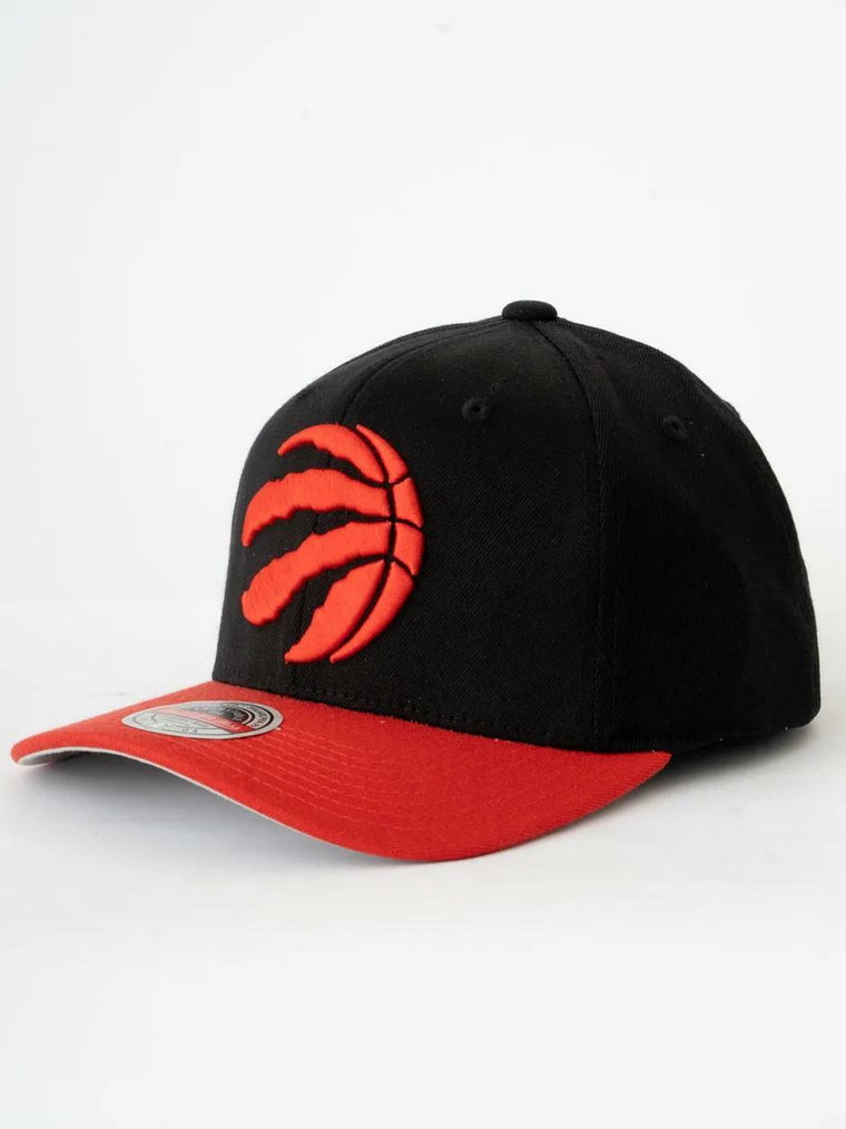 Czapka Z Daszkiem Dad Hat  Mitchell & Ness Toronto Raptors NBA Wool 2 Tone Stretch Czarna / Czerwona