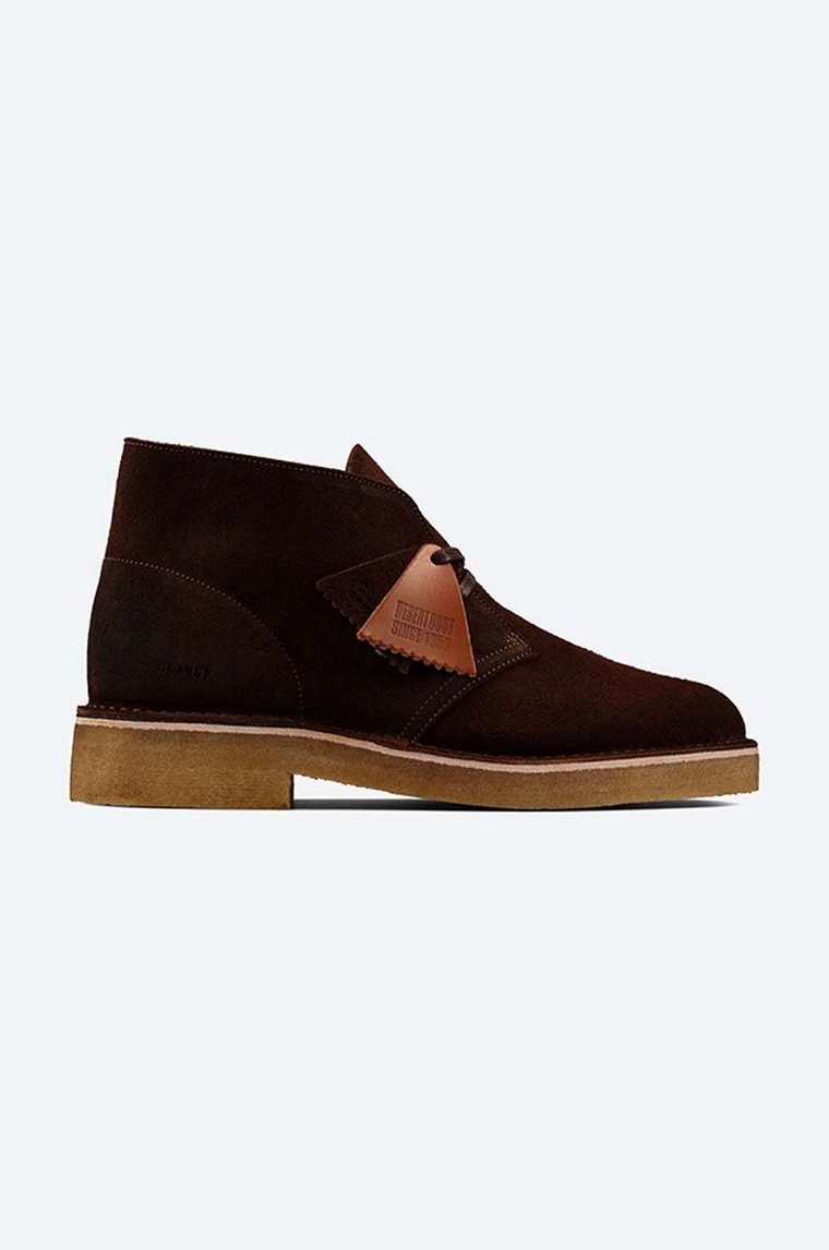 Clarks Originals trzewiki Desert Boot kolor brązowy 26162405