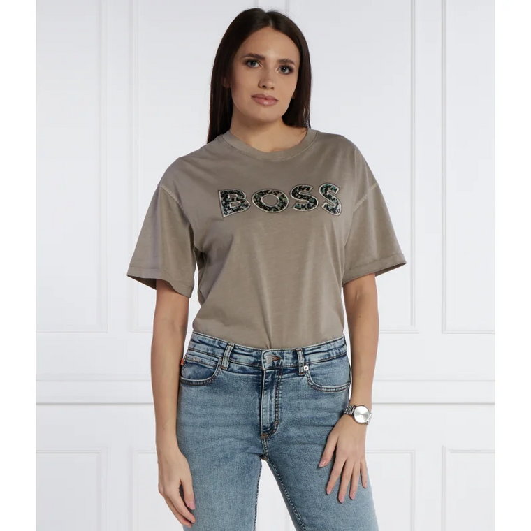 BOSS ORANGE T-shirt C_Evina_nevermind | Regular Fit
