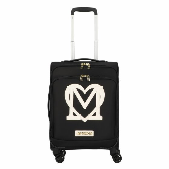 Love Moschino 4 kółka Walizka kabinowy 55 cm black-white