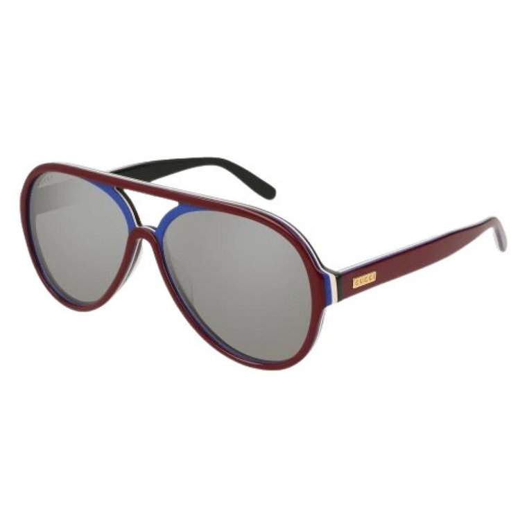 Gg0270S Burgundowe Okulary przeciwsłoneczne Gucci