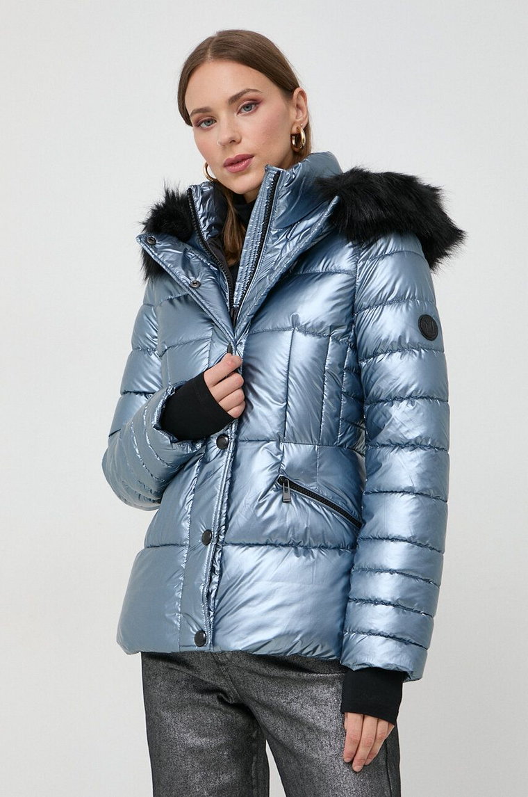 Morgan kurtka GARBO damska kolor niebieski zimowa