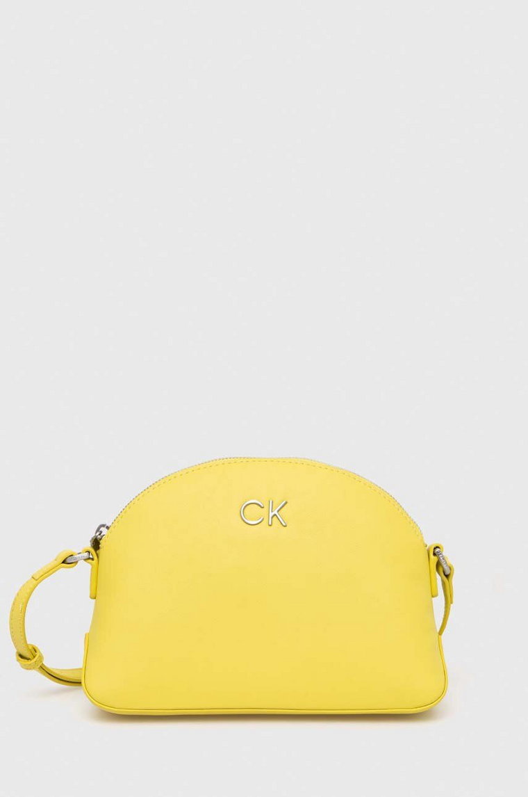 Calvin Klein torebka kolor żółty