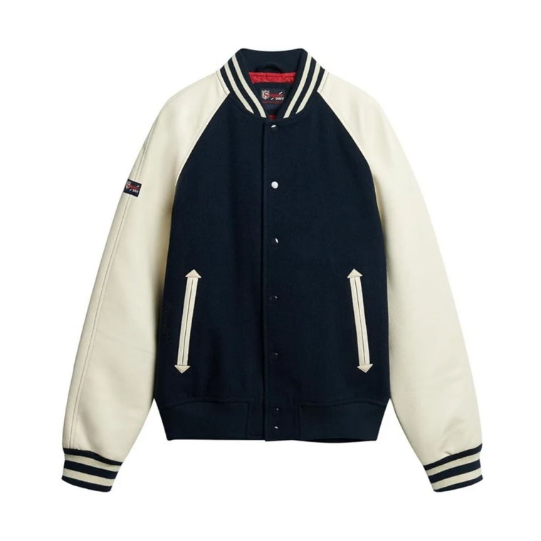 Kurtka Bomber Vintage College Varsity Superdry