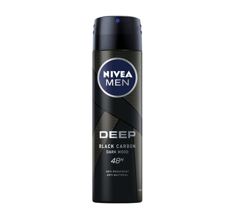 Nivea Men Deep DarkWood Maxx Tech 72h Black Carbon antyperspirant 150ml