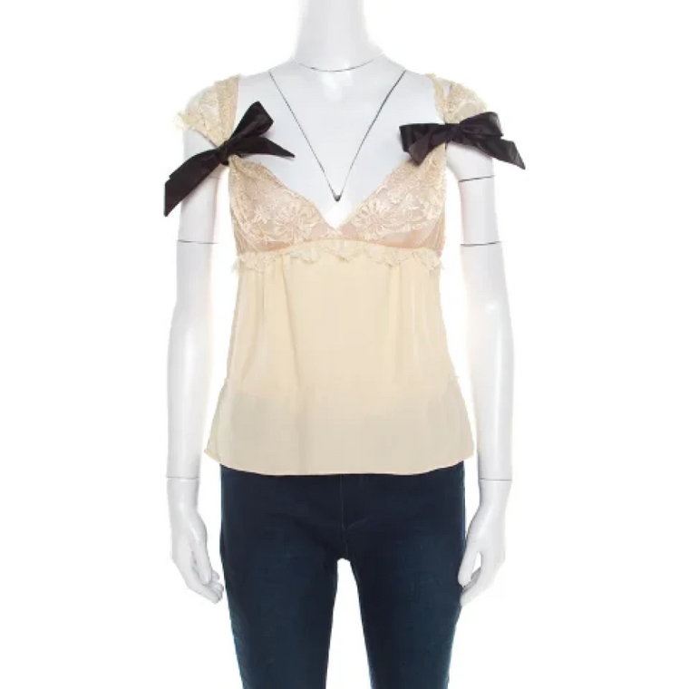 Pre-owned Fabric tops Valentino Vintage