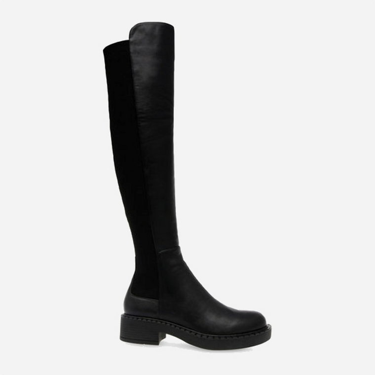 Muszkieterki damskie na obcasie Steve Madden Applause Boot SM11002825-011 38 23.8 cm Czarne (8720857248098). Muszkieterki damskie