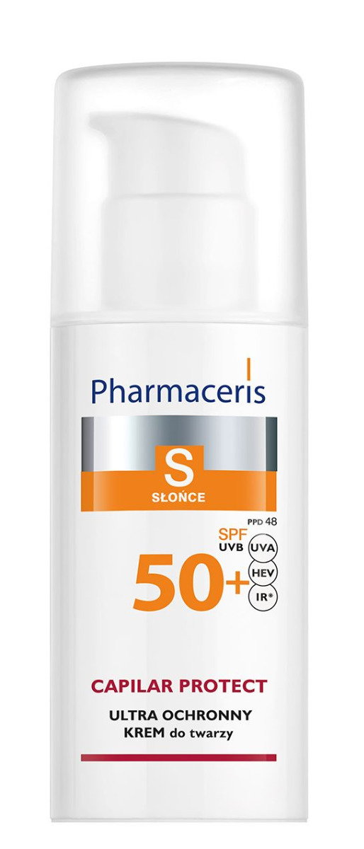 Pharmaceris S - krem ochronny dla skóry naczynkowej i z trądzikiem różowatym SPF50+ 50ml