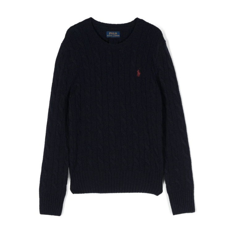 Hunter Navy Cable Sweater Pullover Polo Ralph Lauren