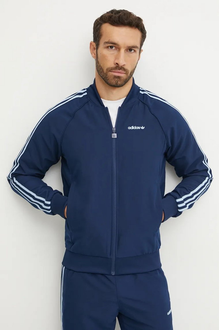 adidas Originals bluza męska kolor granatowy z aplikacją IX9626