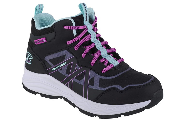 Skechers Adventure Blitz - Fun Pursuit 303417L-BKAQ, Dla dziewczynki, Czarne, buty trekkingowe, syntetyk, rozmiar: 31