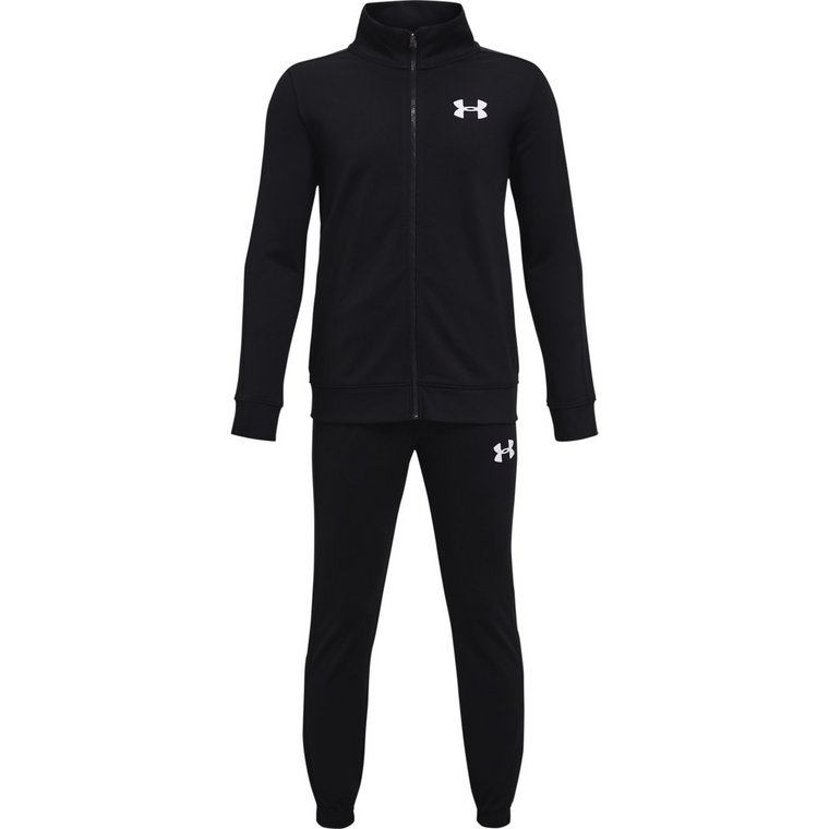 CHŁOPIĘCY DRES KOMPLET TRENINGOWY UNDER ARMOUR UA KNIT TRACK SUIT - czarny