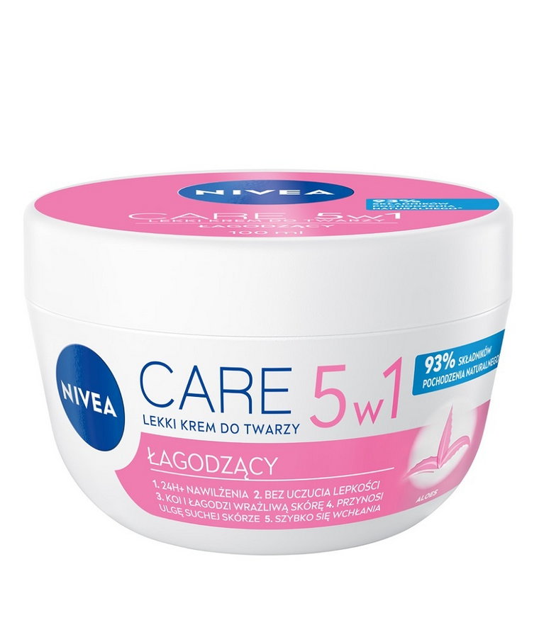 Nivea Care - lekki krem łagodzący 100ml