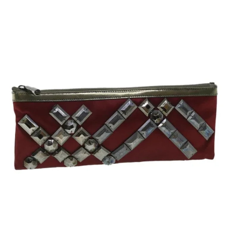 Pre-owned Satin clutches Burberry Vintage