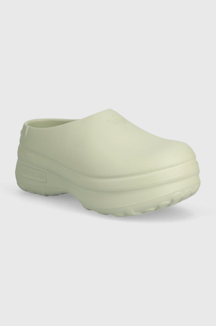 adidas Originals buty Adifom Stan Mule W damskie kolor zielony na platformie IE0478