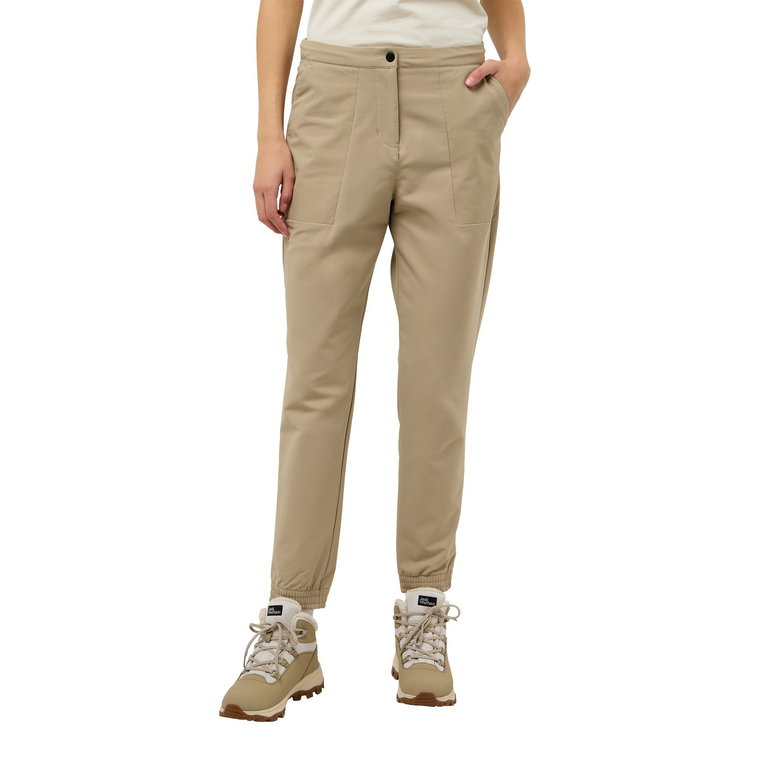 Damskie spodnie ocieplane Jack Wolfskin NEWPORT PANTS W anis - 34