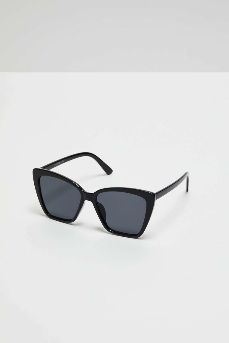 Okulary przeciwsłoneczne kwadratowe czarne