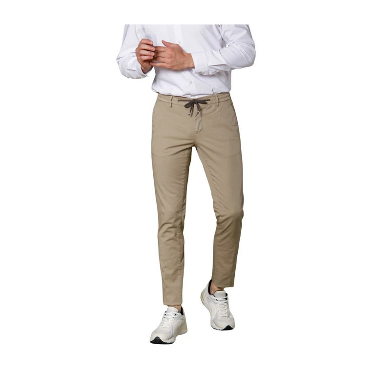 Extra Slim Bawełniane i Tencelowe Spodnie Jogger Mason's