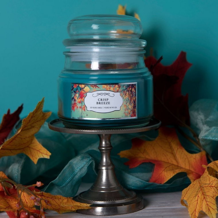 Sojowa świeca zapachowa jesienna w szkle Colonial Candle 255g Crisp Breeze