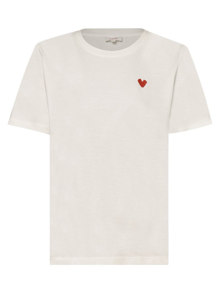 s.Oliver - T-shirt damski, biały