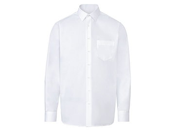 NOBEL LEAGUE® Koszula biznesowa męska biała (40)