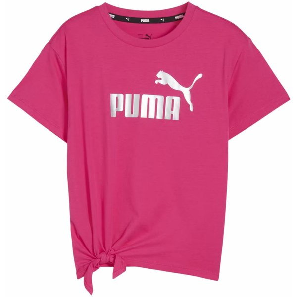 Koszulka juniorska ESS+ Logo Knotted Tee Puma