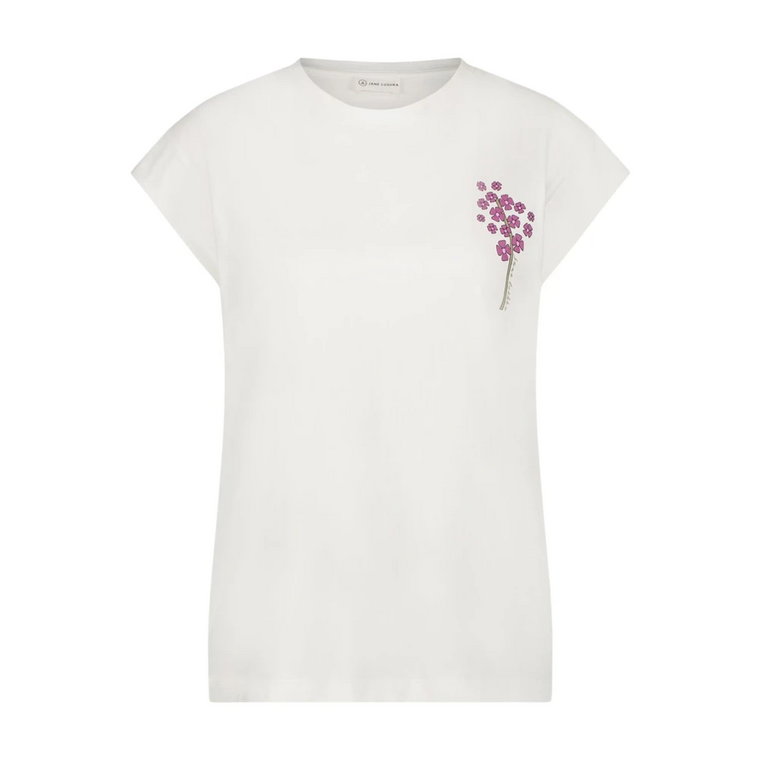 Organiczna Bawełna T-shirt | Biały Jane Lushka