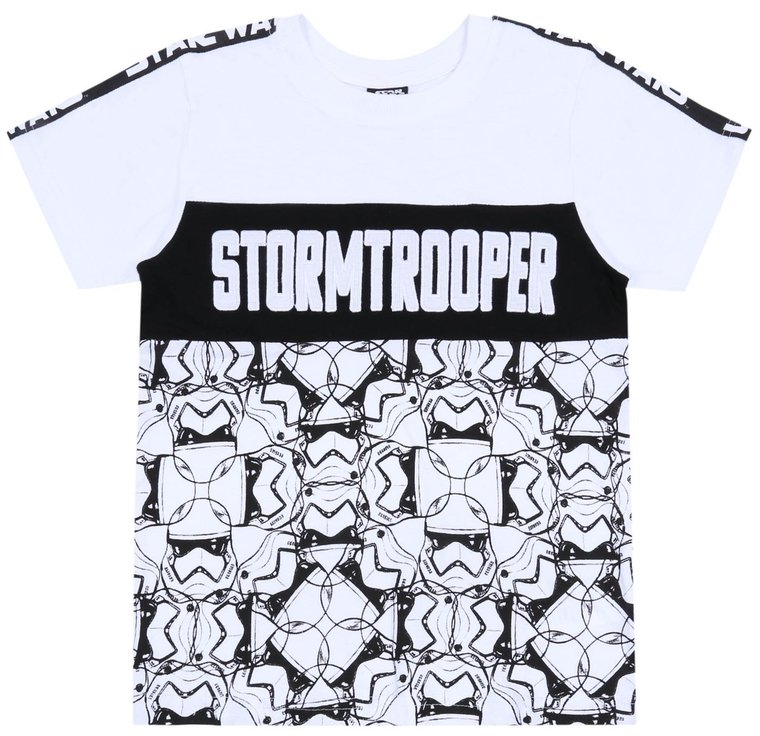 Biała, chłopięca koszulka/t-shirt STORMTROOPER STAR WARS 9 lat 134 cm