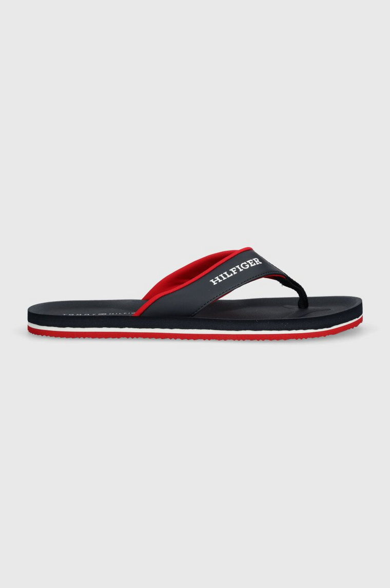 Tommy Hilfiger japonki COMFORT BEACH SANDAL męskie kolor granatowy FM0FM05029