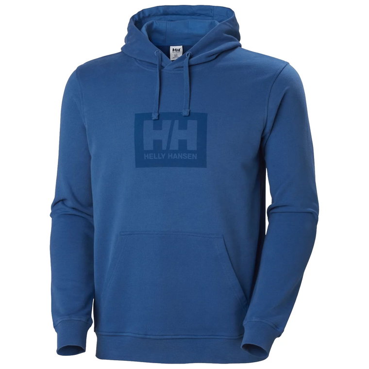 Helly Hansen Box Hoodie 53289-636, Męskie, Niebieskie, bluzy, bawełna, rozmiar: L