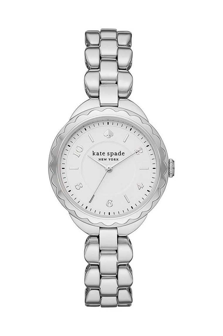 Kate Spade zegarek damski kolor srebrny