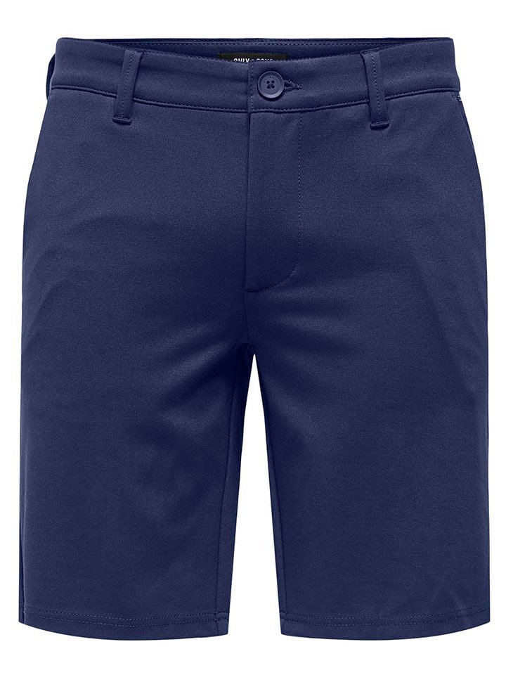 ONLY & SONS Szorty chino w kolorze granatowym