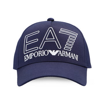 Emporio Armani EA7, Cap Niebieski, unisex,