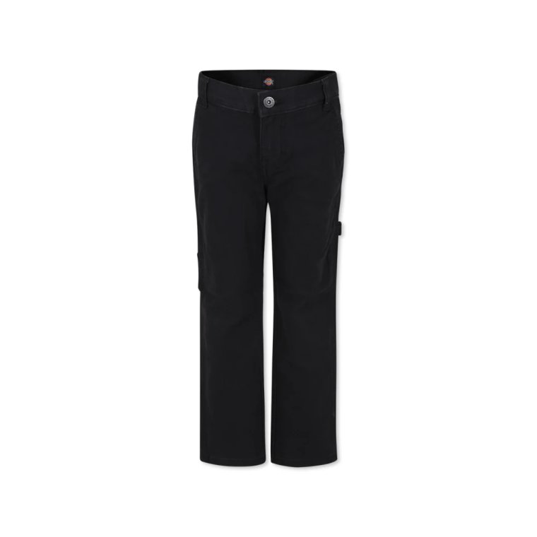 Czarne Bawełniane Spodnie Casual Twill Dickies