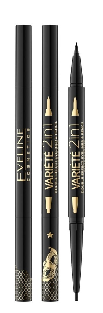 Eveline Variete Double Effect 2w1 - Eyeliner 1g