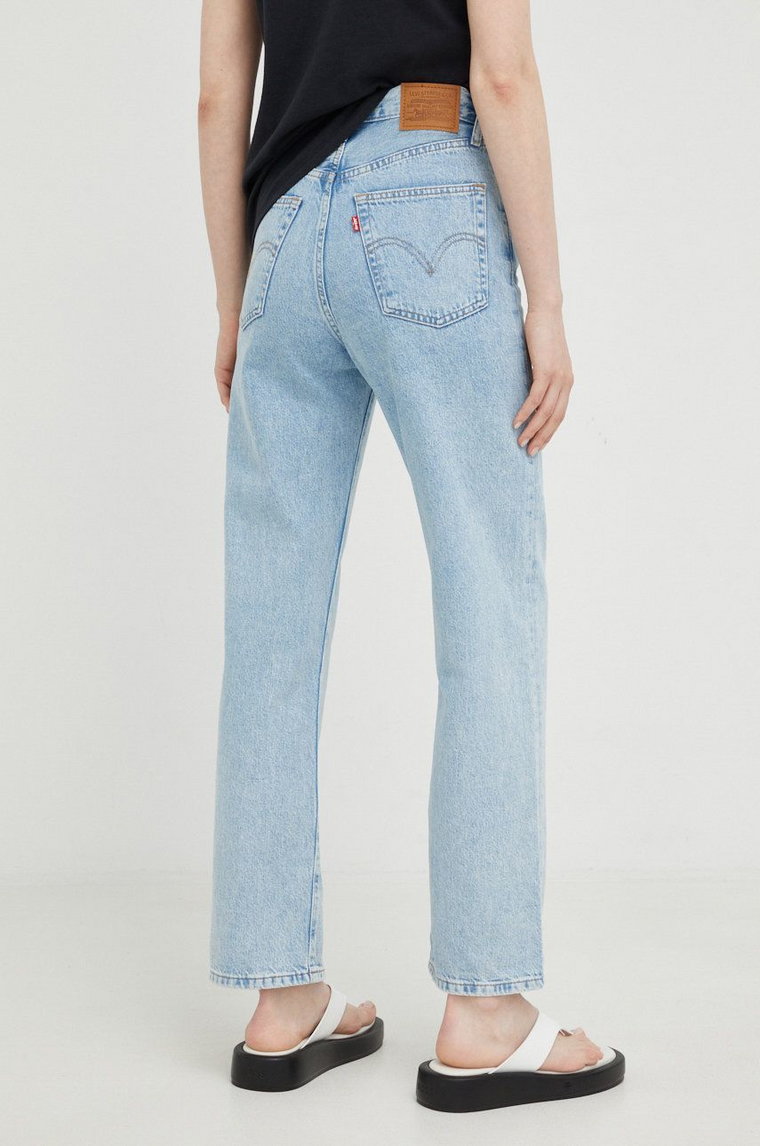 Levi's jeansy RIBCAGE STRAIGHT damskie high waist